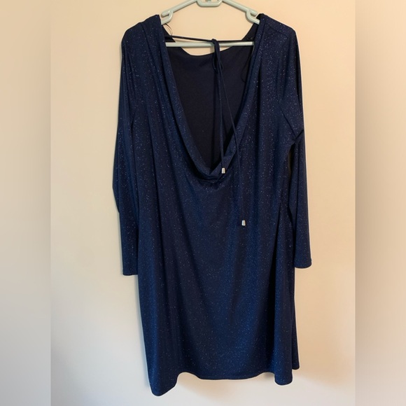 NWT Ricki’s Navy Long Sleeve Mini Dress - Picture 3 of 4